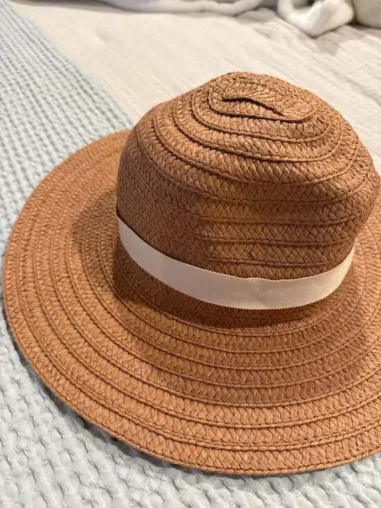 Madewell Packable Braided Straw Hat with Ribbon Band - Picture 3 of 7